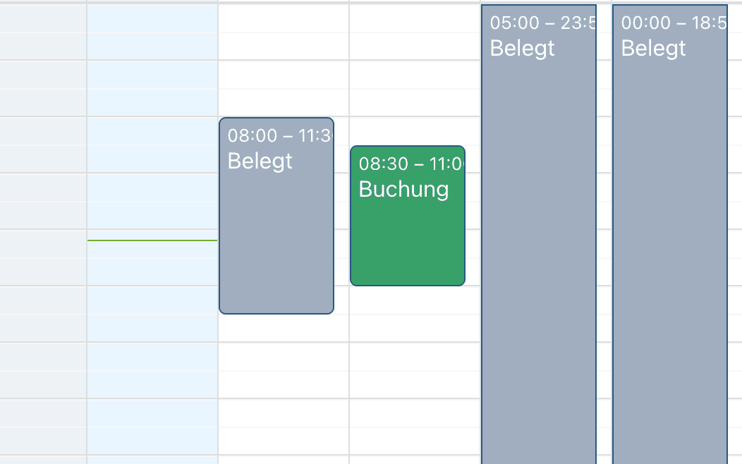 Bookingsystem for DAS TRÖSCH