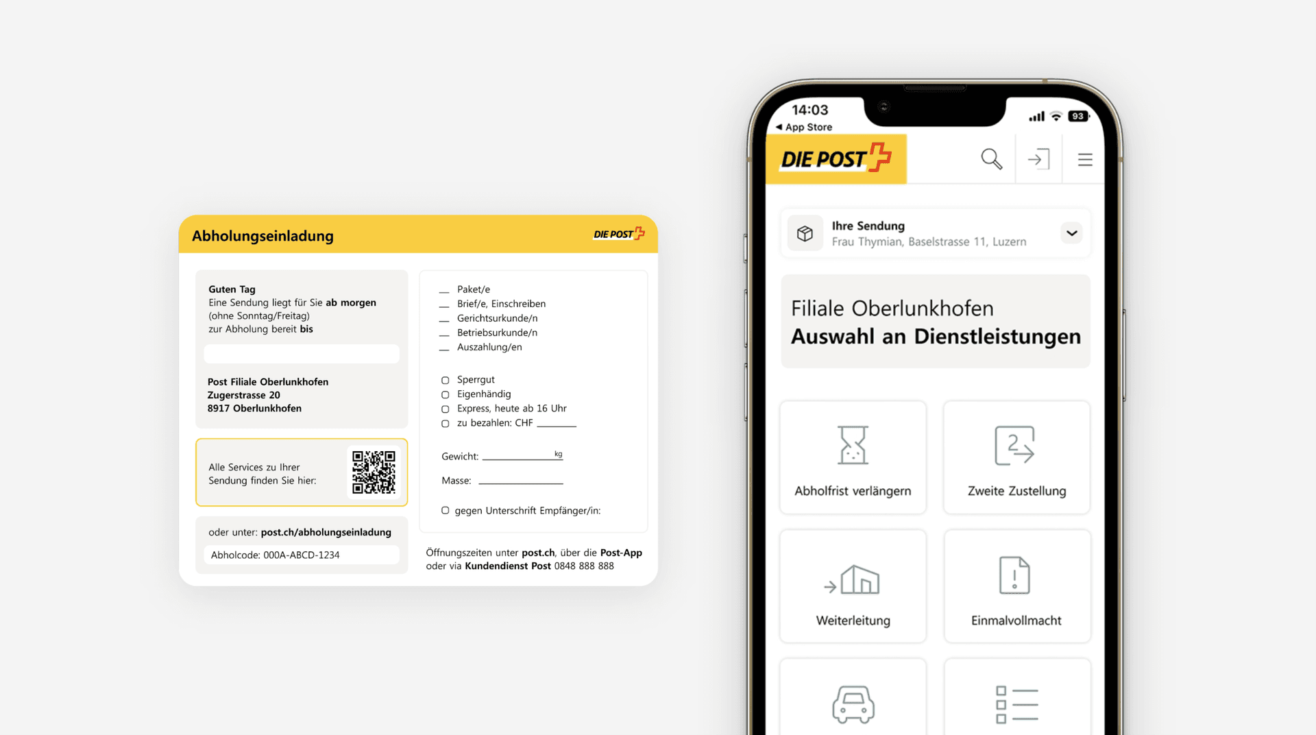 Post@Car | UX case study with Swiss Post